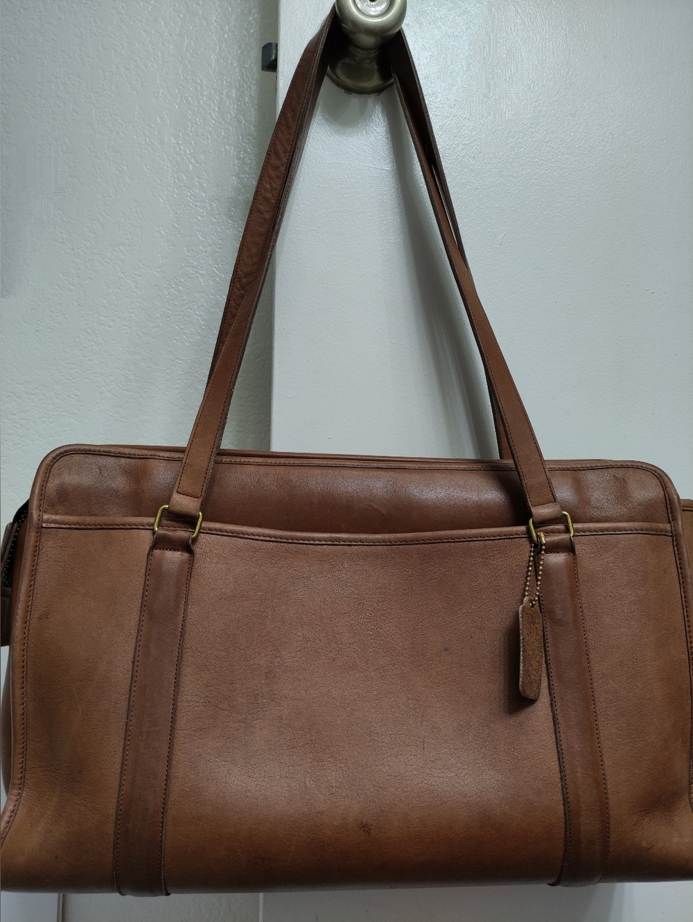 Vintage Coach 5230 Shoulder Brief Bag Made in USA